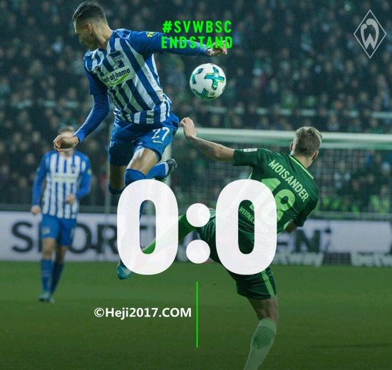 包含不莱梅对决柏林赫塔，谁能笑到最后？的词条