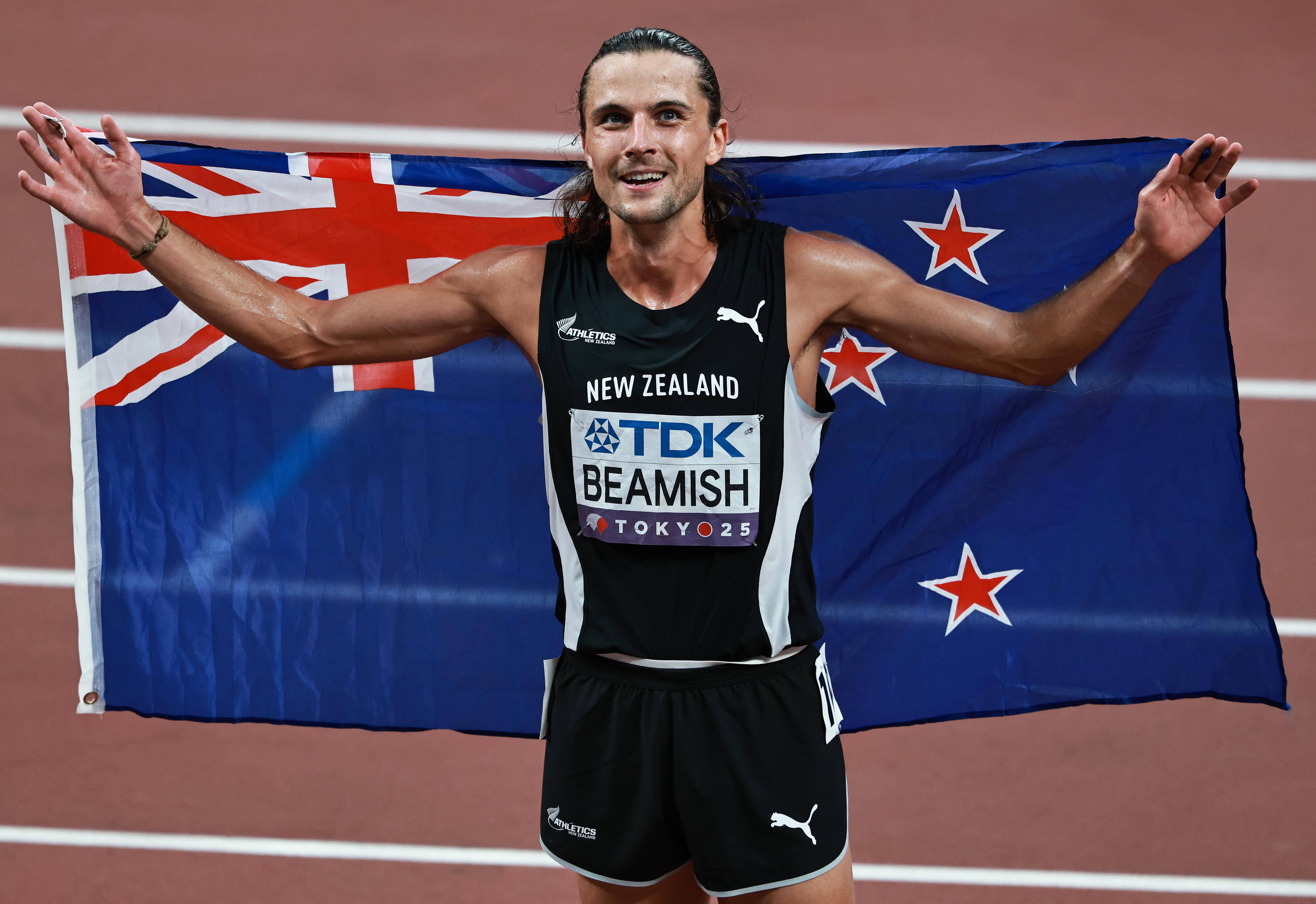 摩洛哥田径选手取得跳高亚军